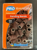 RED Sanding Bands - FINE Grit (100/box)