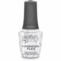 Foundation Flex Soak Off Rubber Base - Clear, 0.5 fl oz.