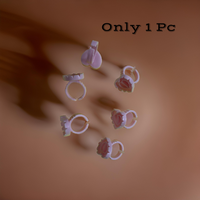 Single Glue Ring Heart Shape - only 1 pc