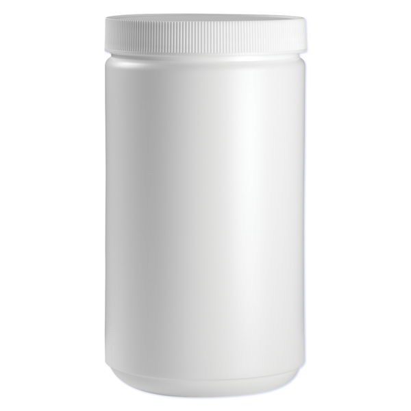 Jar with Lid 32oz - White