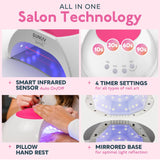 Professional Sun2C UV LED Nail Lamp 48W