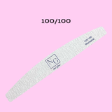 Half Moon Zebra Nail File 100/100 - SINGLE FILE