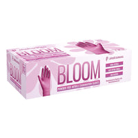 Bloom Pink Nitrile  Glove - Medium (100 Box)