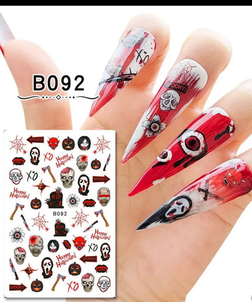 Halloween  Nail Sticker - B092