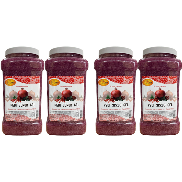 *Case Pomegranate Pedi Scrub Gel - (4 x 128oz)