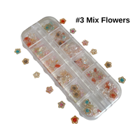 12 Grids box Resin Butterfly