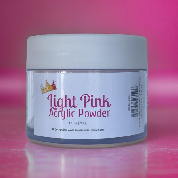 Light Pink Acrylic Powder - 3.4 oz (LUNALI)