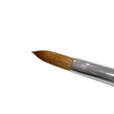 Crimped Marble Brush # 8  - 50% Kolinsky 50% Synthetic