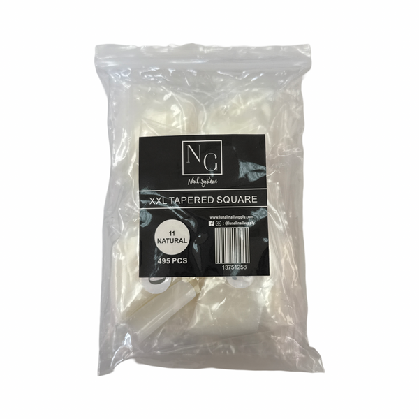 XXL Tapered Square Natural - 495pc/Bag