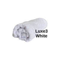 (1pc) Luxe 3 Towel 16x29 - Snow White