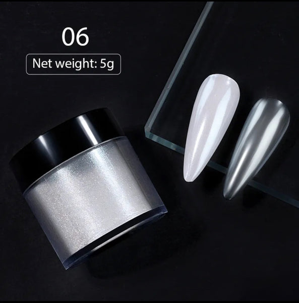 silver Chrome Nail Powder 5g