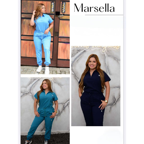 Style Marsella WHITE - Scrub Women | Set Top & Pants