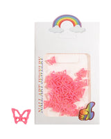 Butterfly Pink Resin Charm - 50pc