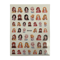 Princess Nail Sticker. Decoration-DD-610