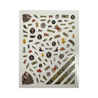 Money Nail Art Sticker-DD-182