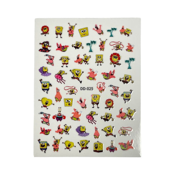 SpongeBob -Bob Esponja Nail sticker Decorations DD-025