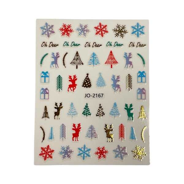 Christmas  Nail Stickers Decorations -JO-2167