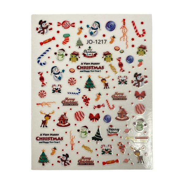 Christmas  Nail Stickers Decorations -JO-1217