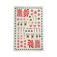 Christmas  Nail Stickers Decorations -XF3463