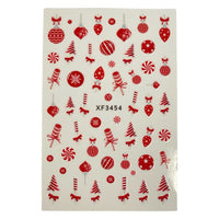 Christmas  Nail Stickers Decorations -XF3454