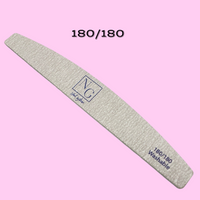 Half Moon Forte Zebra Nail File 180/180 - SINGLE FILE