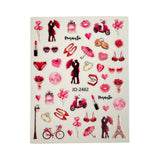 French Love - Nail Sticker- JO-2482