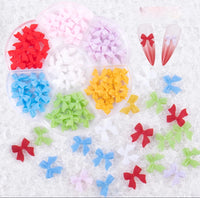 3D Bowties Mix Color - Nail Art Charm