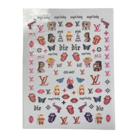 Nail Sticker Mix  -DD-647