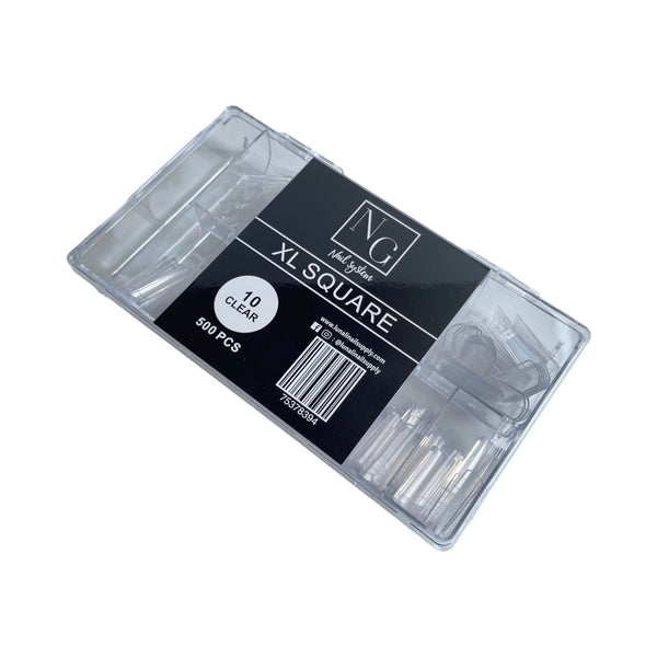 XL NO C Square Nail Tip Box -500 pcs