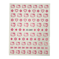 Pink Hello Kitty Sticker -JO-2481