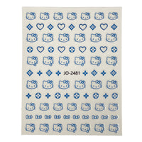 Blue Hello Kitty Sticker -JO-2481