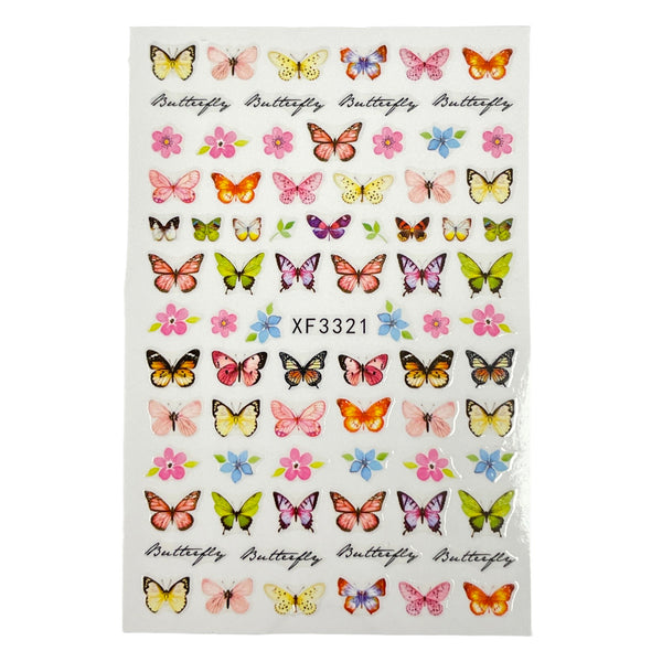 Mix Butterfly Sticker - XF3321