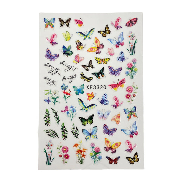 Mix Butterfly Sticker - XF3320