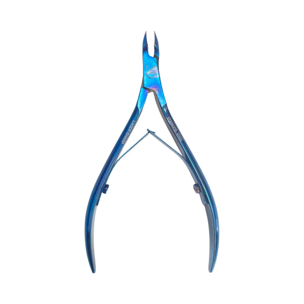 *(Box 12pc) Cuticle Nipper NG - Full Jaw Blue