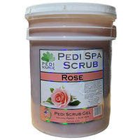 Pedi Spa Scrub Rose Gel - 5 Gallon