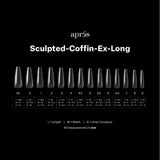 GEL-X® Sculpted Coffin Extra Long Box Of Tips - Pro (420PCS)