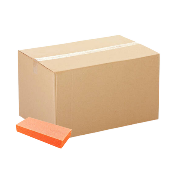 *Mini Disposable Nail Slim Buffer - Orange 80/100