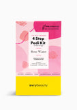 *4 Step Pedi Kit - Rose Water - (Case 50PC)