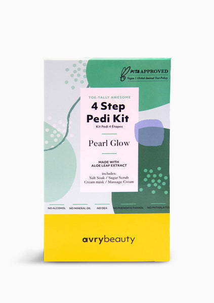 *4 Step Pedi Kit - Pearl Glow - (Case 50PC)