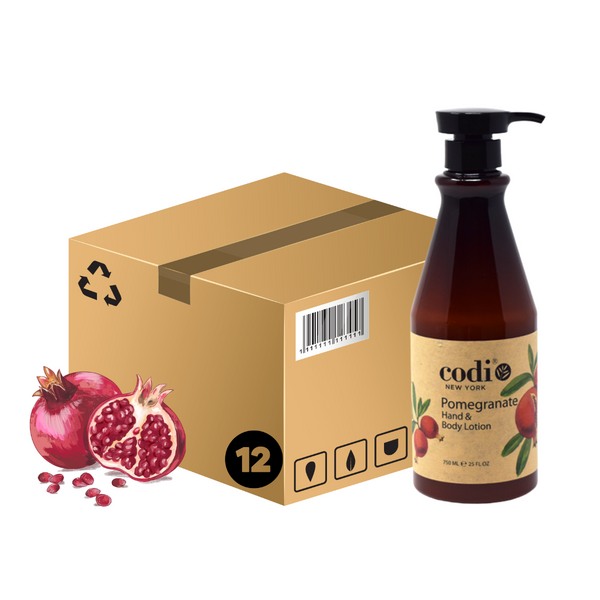 *Case (12pc) Hand & Body Lotion Pomegranate  750ml - w/Pump