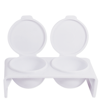 Double Plastic Dappen Dish