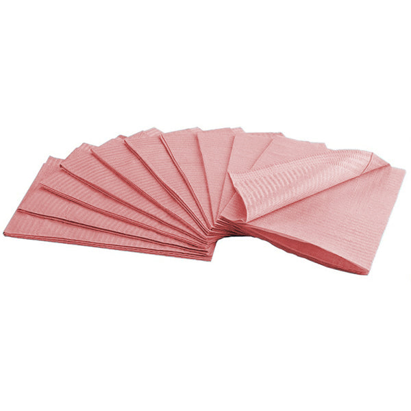 Dental Bibs - Pink - 1 Sheet