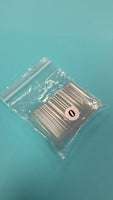 Refill XL Square No  C  Clear Acrylic Nail Tip  - 1 bag 50 pcs