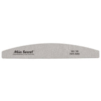 *Pack 50 Half Moon Forte Zebra Nail File 100/100