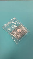 Refill XL Square No  C  Clear Acrylic Nail Tip  - 1 bag 50 pcs