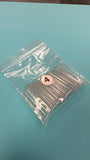 Refill XXL Square No  C  Clear Acrylic Nail Tip  - 1 bag 50 pcs