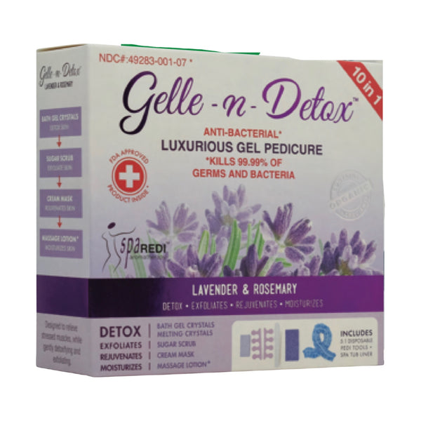 *Case (40 Kit) Gelle-n-Detox - Jelly Spa 10 in 1 - Lavender & Rosemary