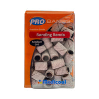 White Sanding Bands - COARSE Grit (100/box)