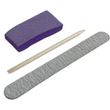 Disposable Manicure Kit - 3pc Purple (1 kit)