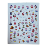 Nail Sticker - DD-041 - Peppa Pig Characters